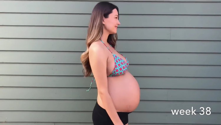 妊婦が美人で巨乳11